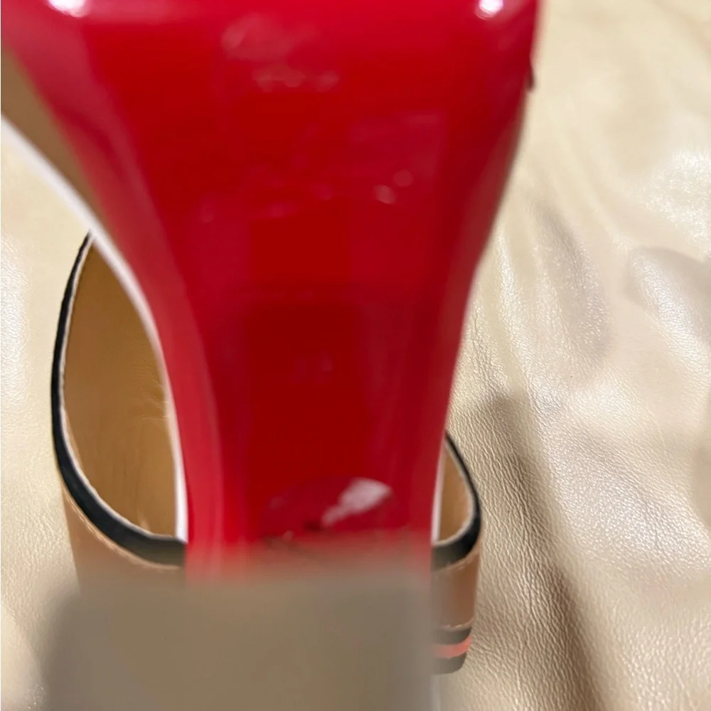 RARE Christian Louboutin ankle strap heels from Tribalou collection ; size 38